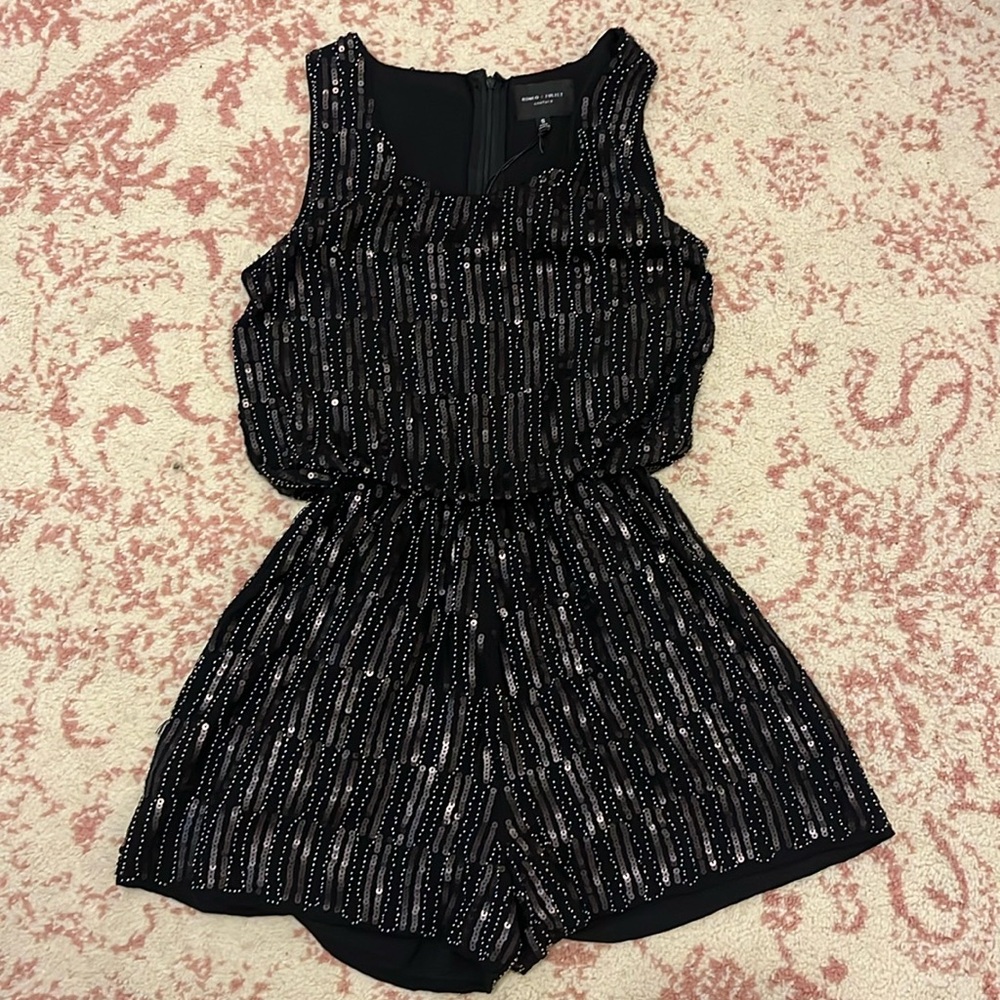 NWT Romeo & Juliet Couture Beaded Romper